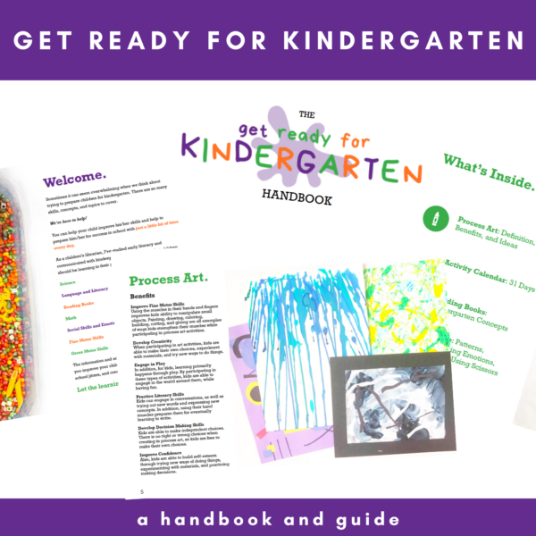 get ready for kindergarten handbook