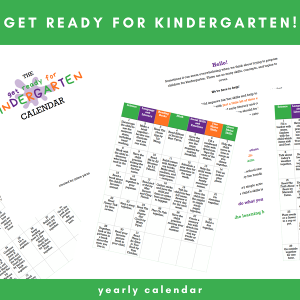 Get ready for kindergarten readiness handbook