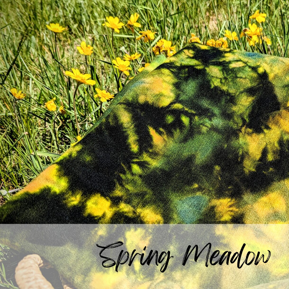Merino Wool Stretch Interlock in Hand-Dyed Colorway: Spring Meadow Fabric: 97% Merino Wool 3% Spandex-Machine Washable