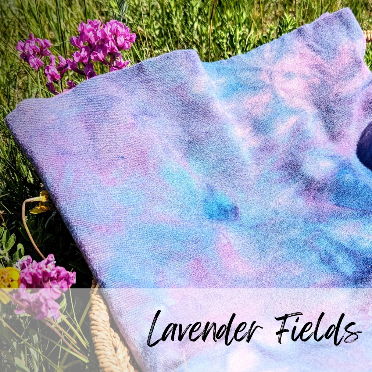 Merino Wool Stretch Interlock in Hand-Dyed Colorway: Lavender Fields