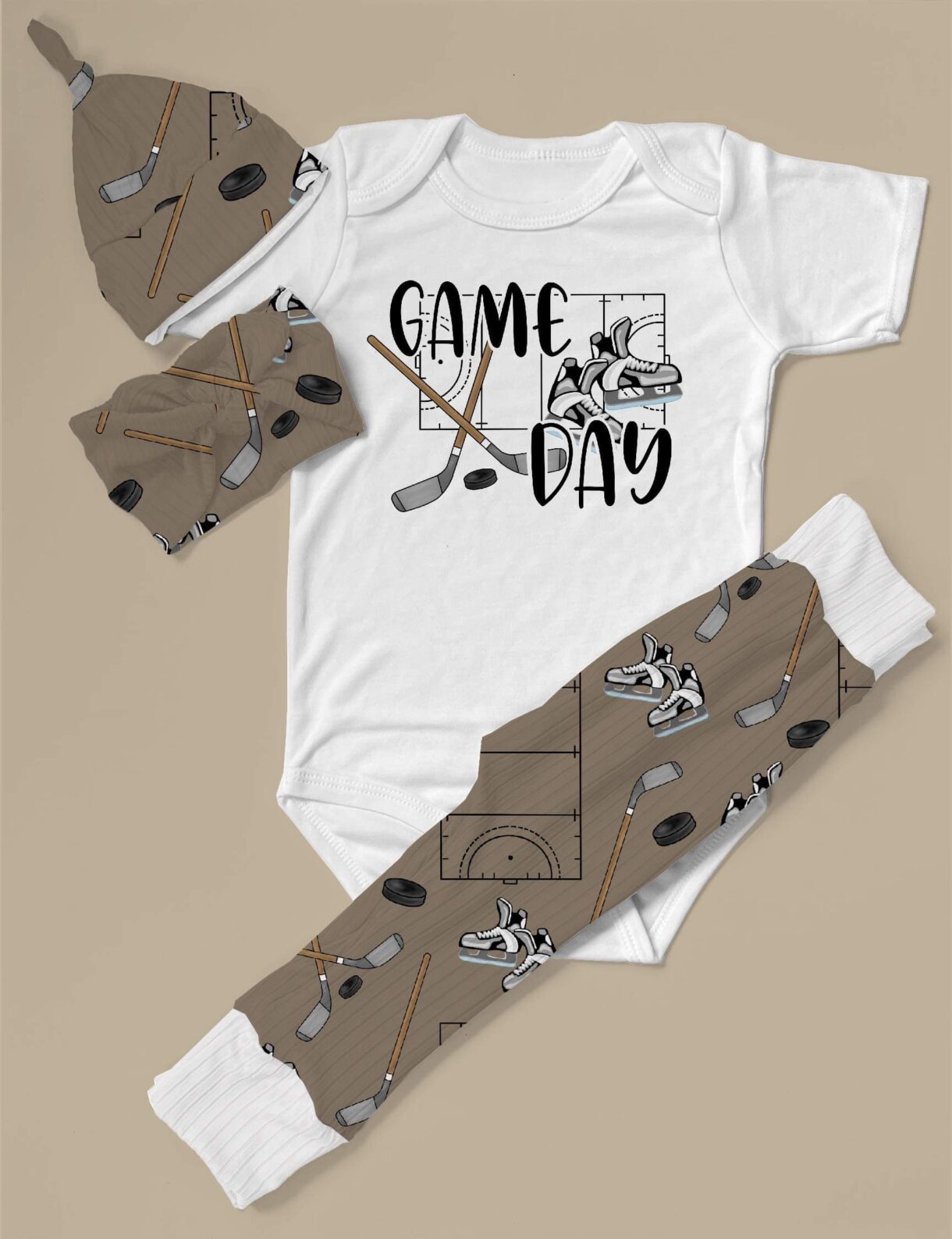 hockey baby outfit