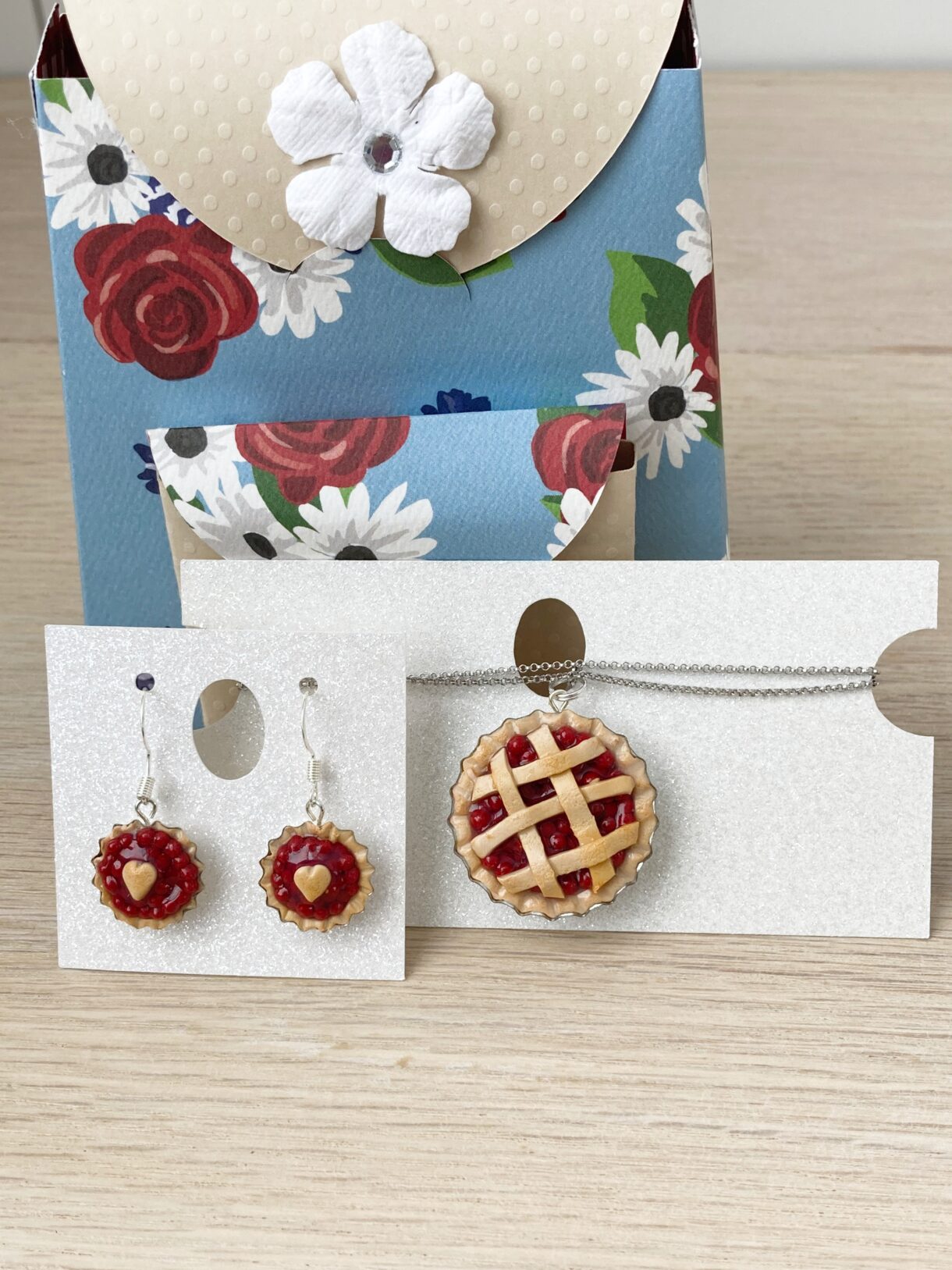 Cherry Pie Earring and Necklace Gift Set scaled - Pelavida - Shop For Life