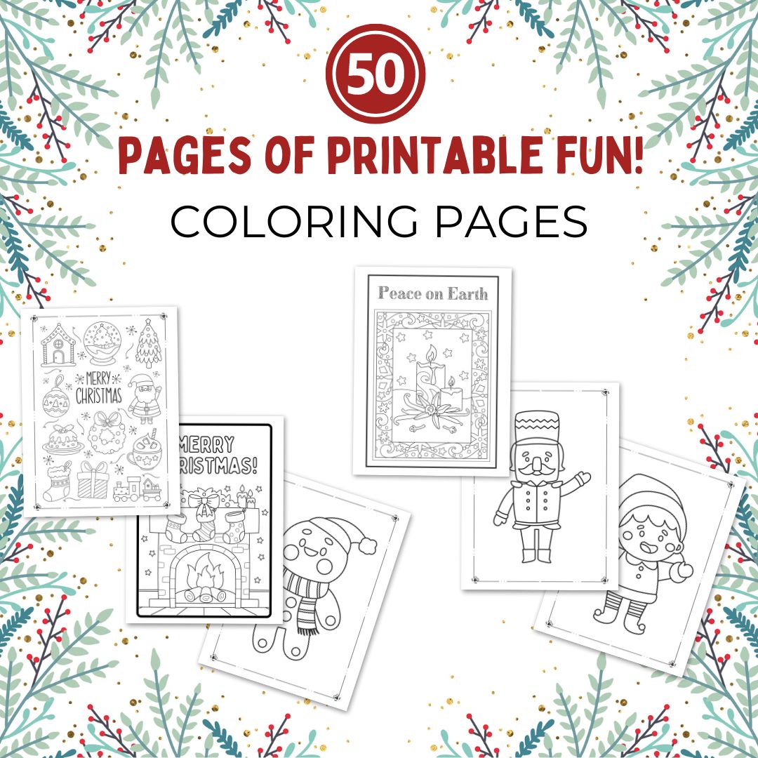 Christmas Activity Pages Bundle 2 Coloring - Pelavida - Shop For Life