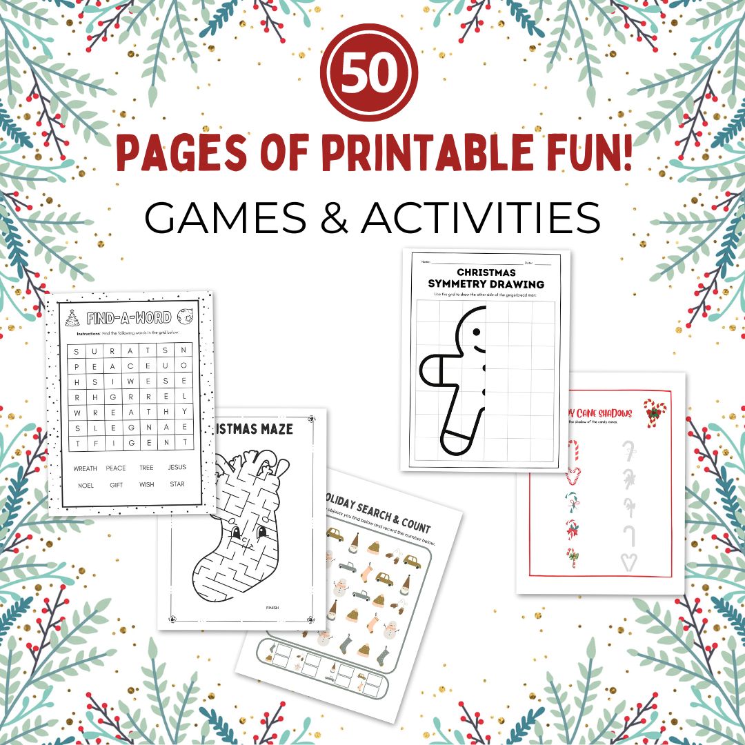 Christmas Activity Pages Bundle 2 Games - Pelavida - Shop For Life