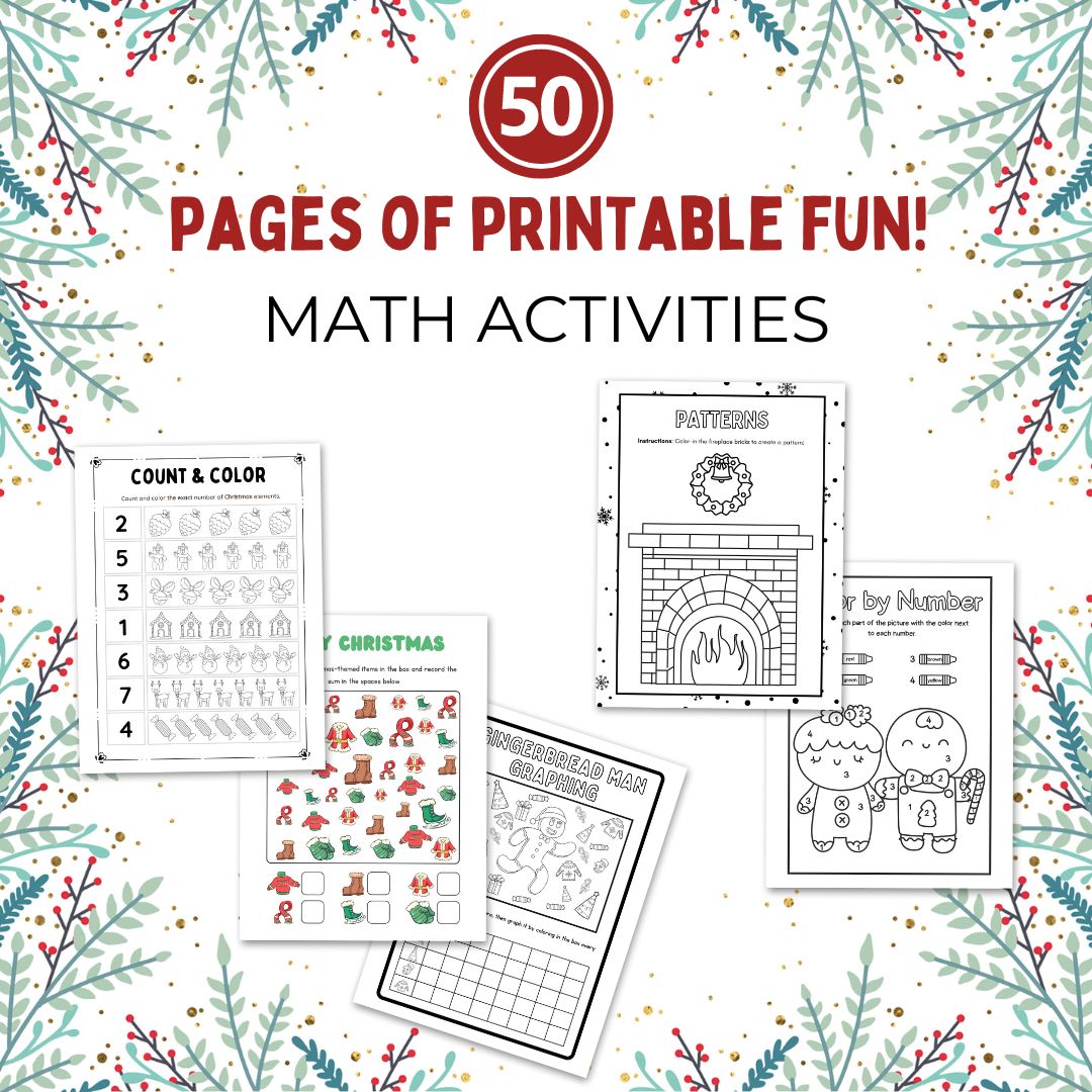 Christmas Activity Pages Bundle 2 Math - Pelavida - Shop For Life