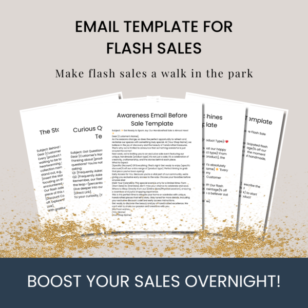 flash sale email template