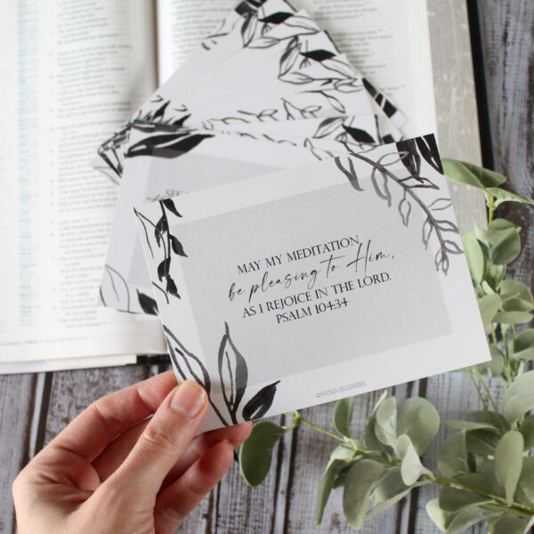 Verse cards set of 10, Grief and Loss pack, Watercolor floral scripture cards