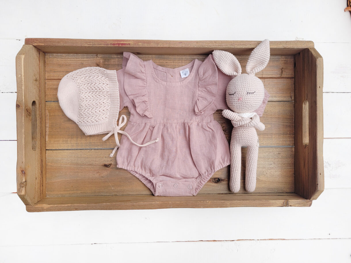 Gabriella pink wiht apricot hat bunny doll scaled - Pelavida - Shop For Life