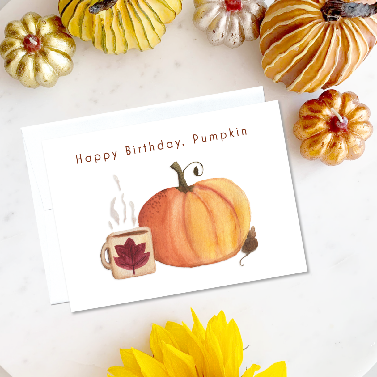 Happy Birthday Pumpkin Mockup - Pelavida - Shop For Life