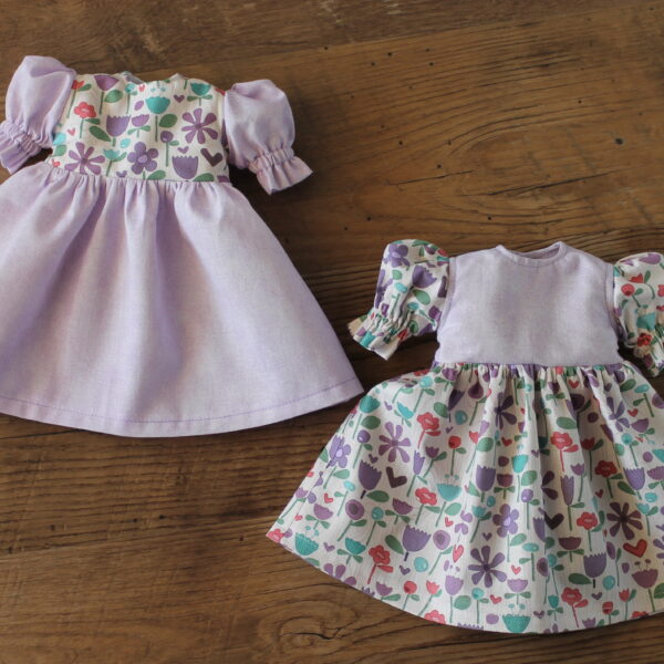 spring floral doll dresses