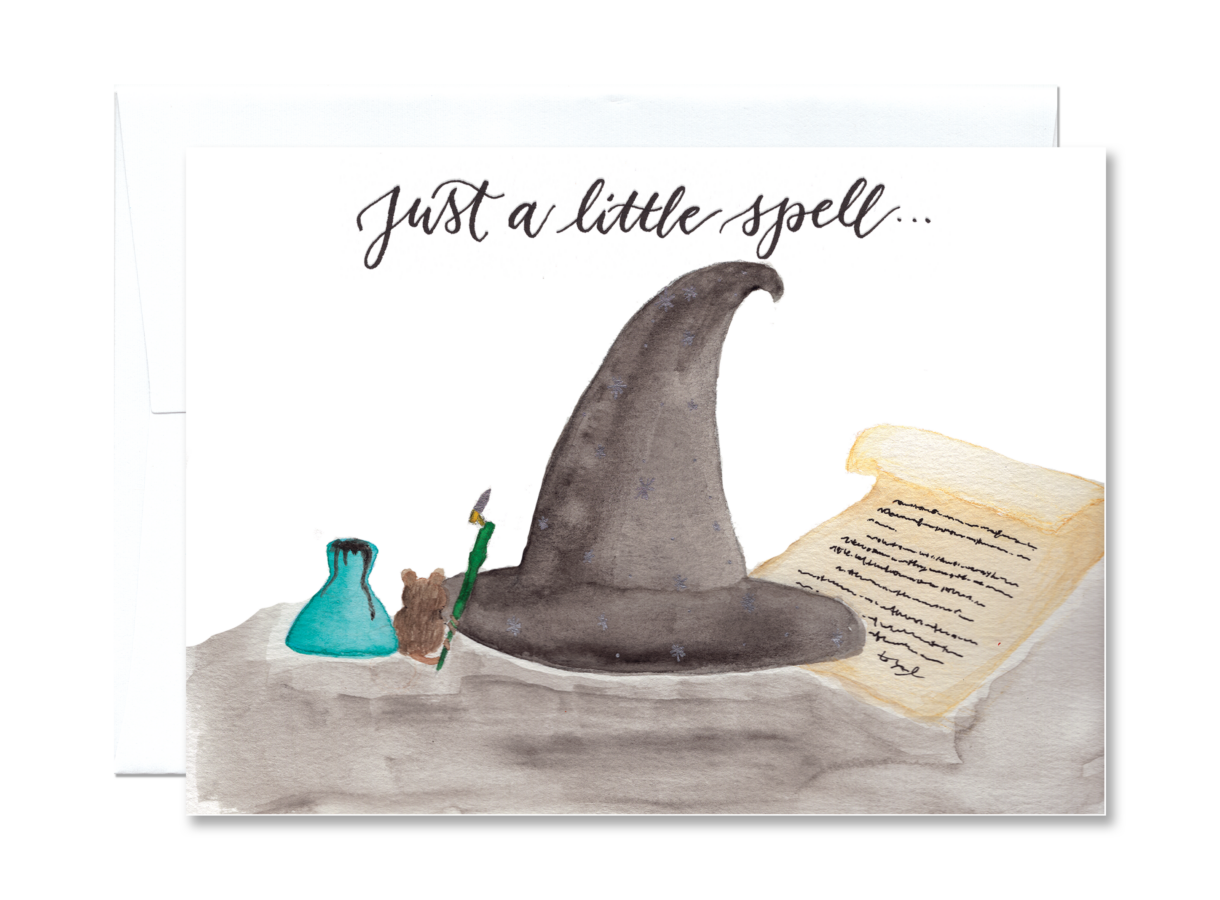 Just a Little Spell Card Fall Mockup ISOLATED - Pelavida - Shop For Life
