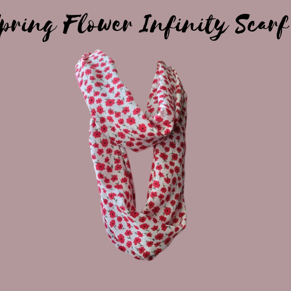 spring flower scarf