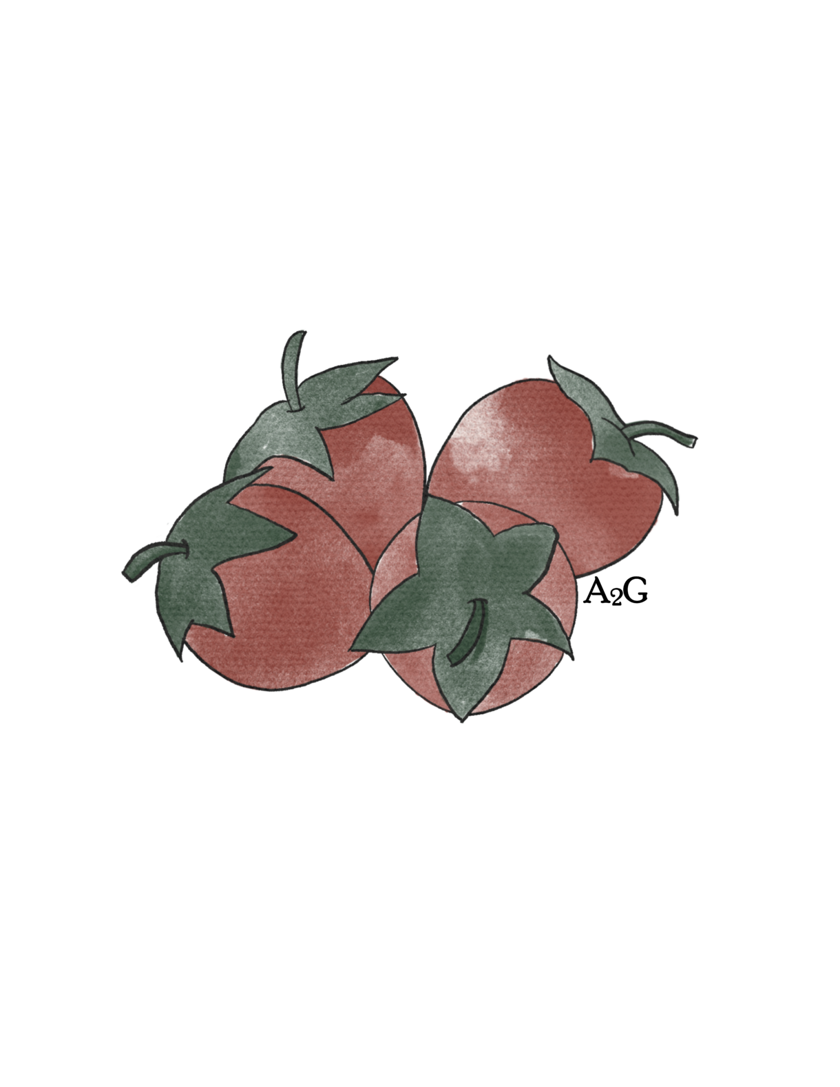 Strawberries w Logo - Pelavida - Shop For Life