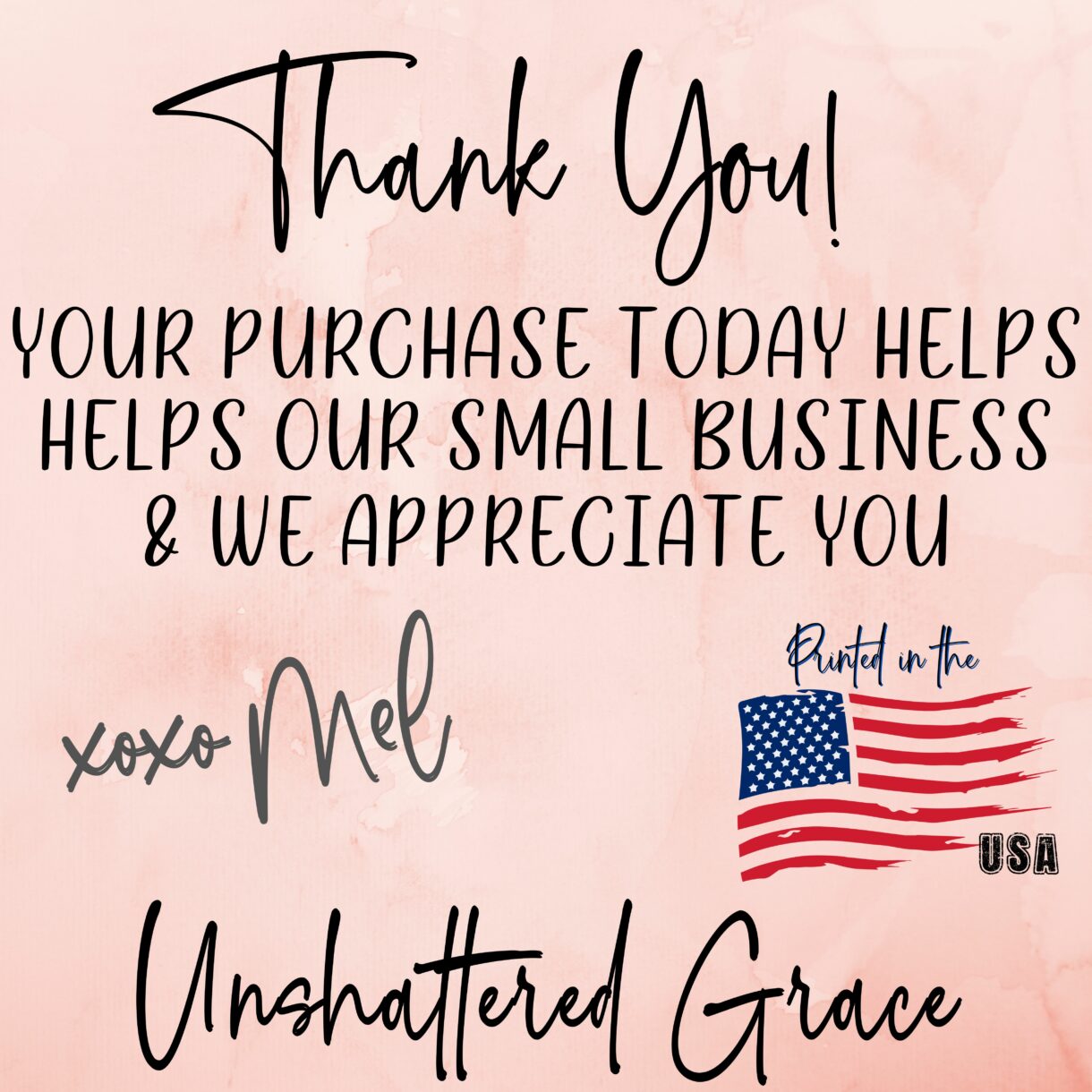 USG Thank You for Purchase Card scaled - Pelavida - Shop For Life