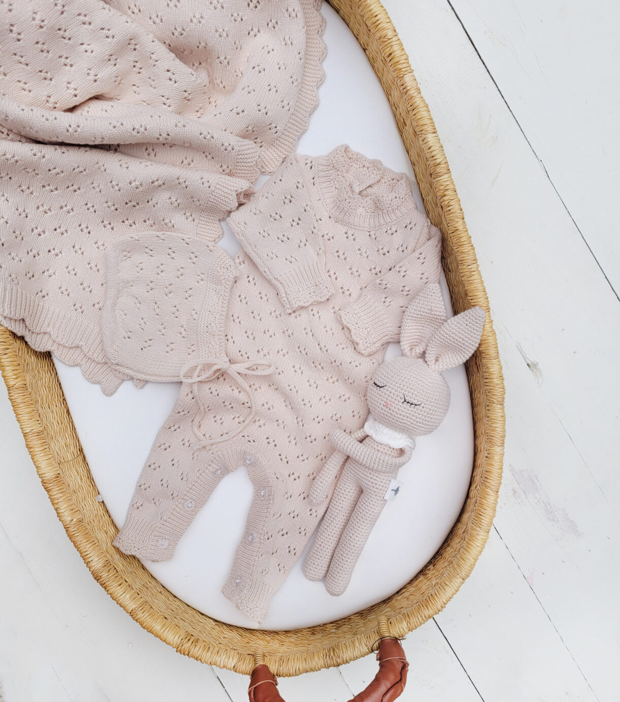 apricot grace blanket romper and bunny scaled - Pelavida - Shop For Life