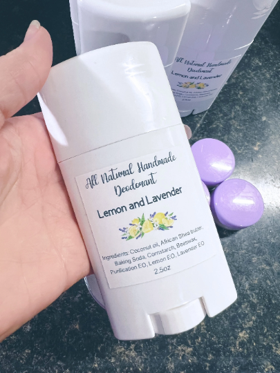 Lavender and Lemon All Natural Deodorant