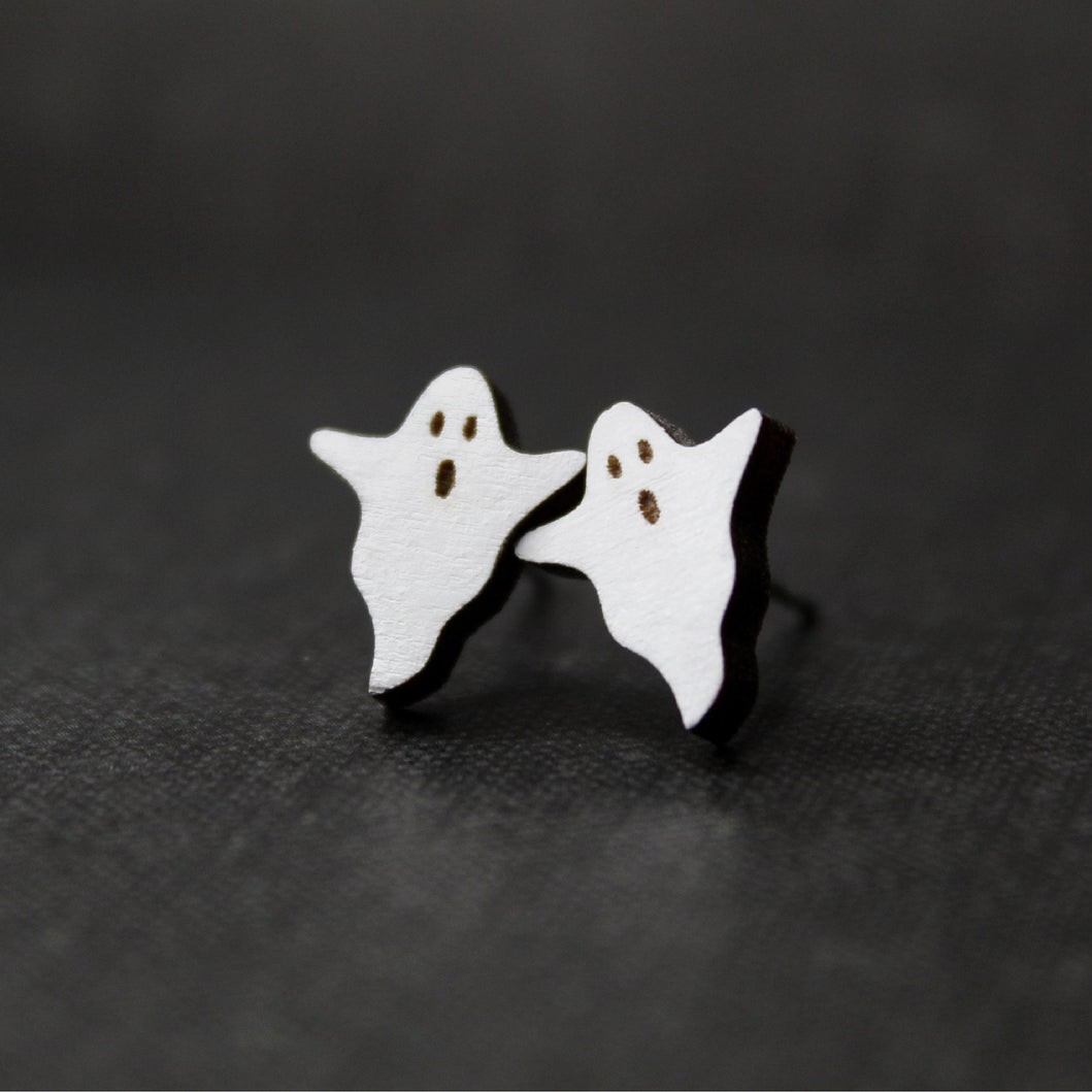 ghost wood earrings 01 - Pelavida - Shop For Life