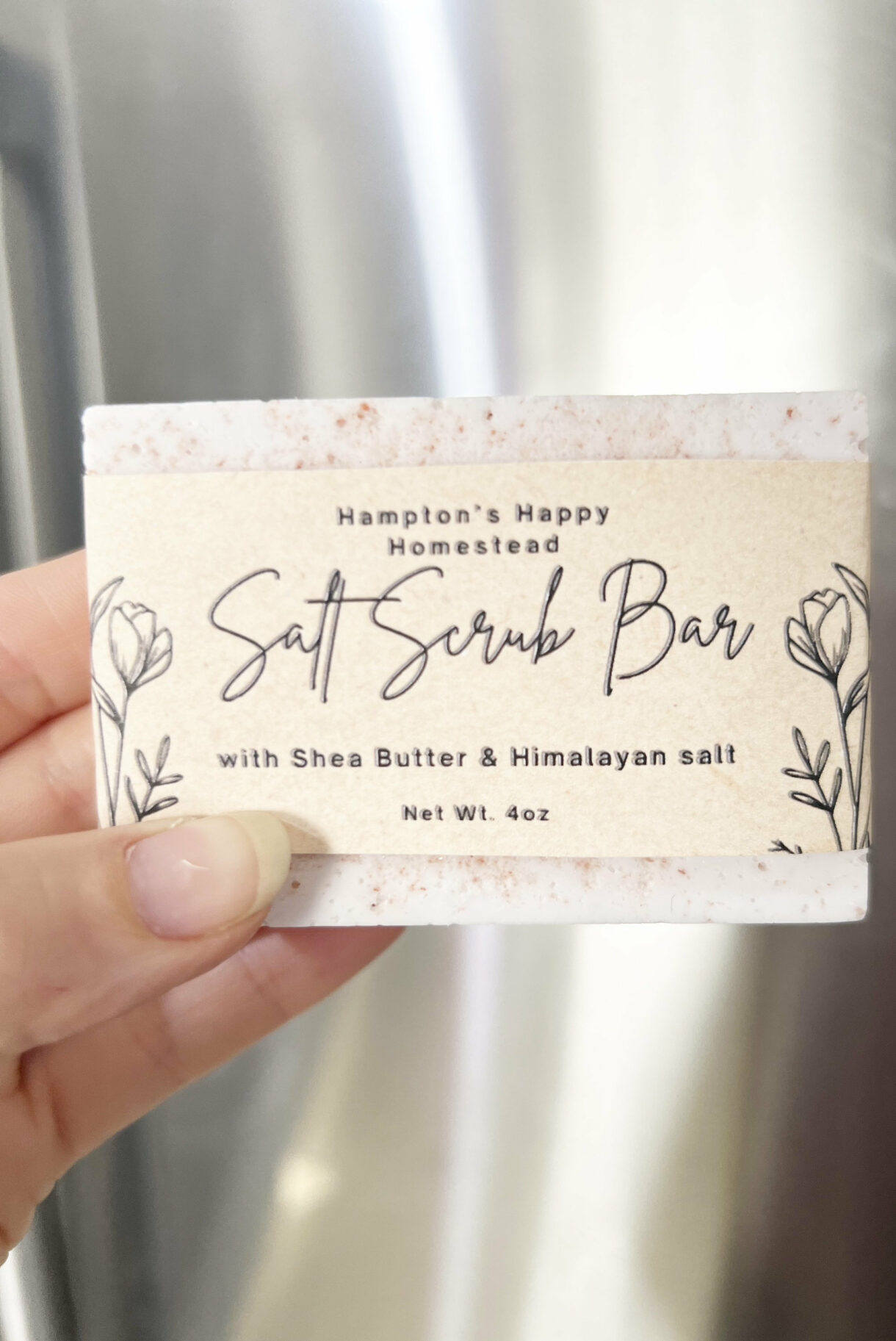 Shea butter himalayan salt bar