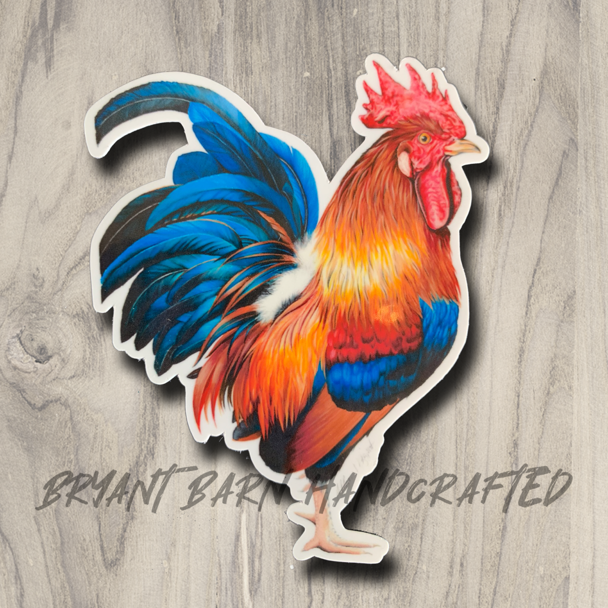 rooster chicken sticker
