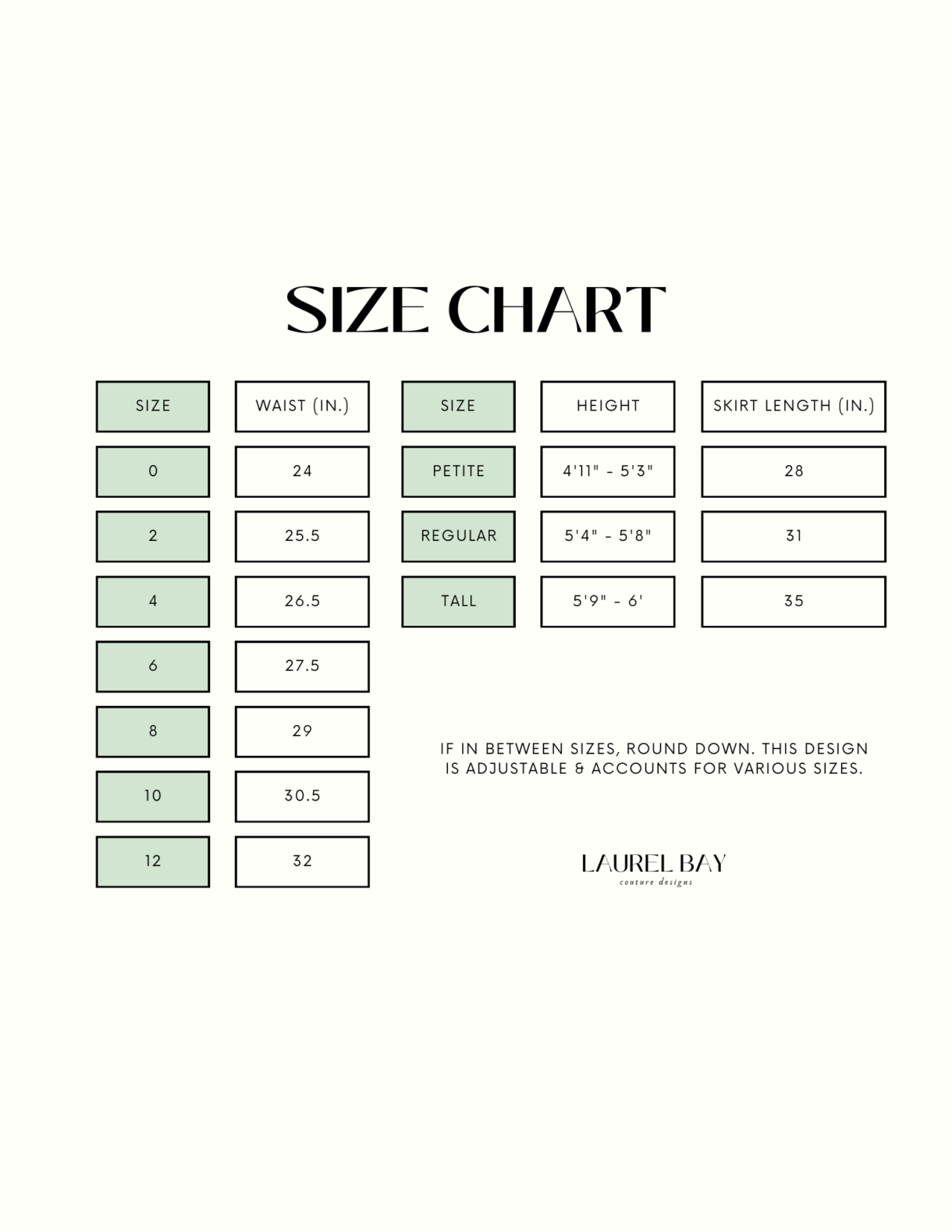 size chart - Pelavida - Shop For Life