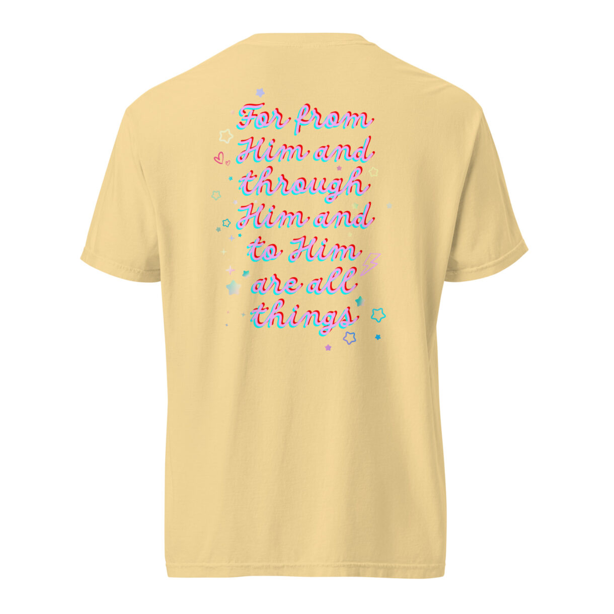 unisex garment dyed heavyweight t shirt butter back 66469cf122243 - Pelavida - Shop For Life