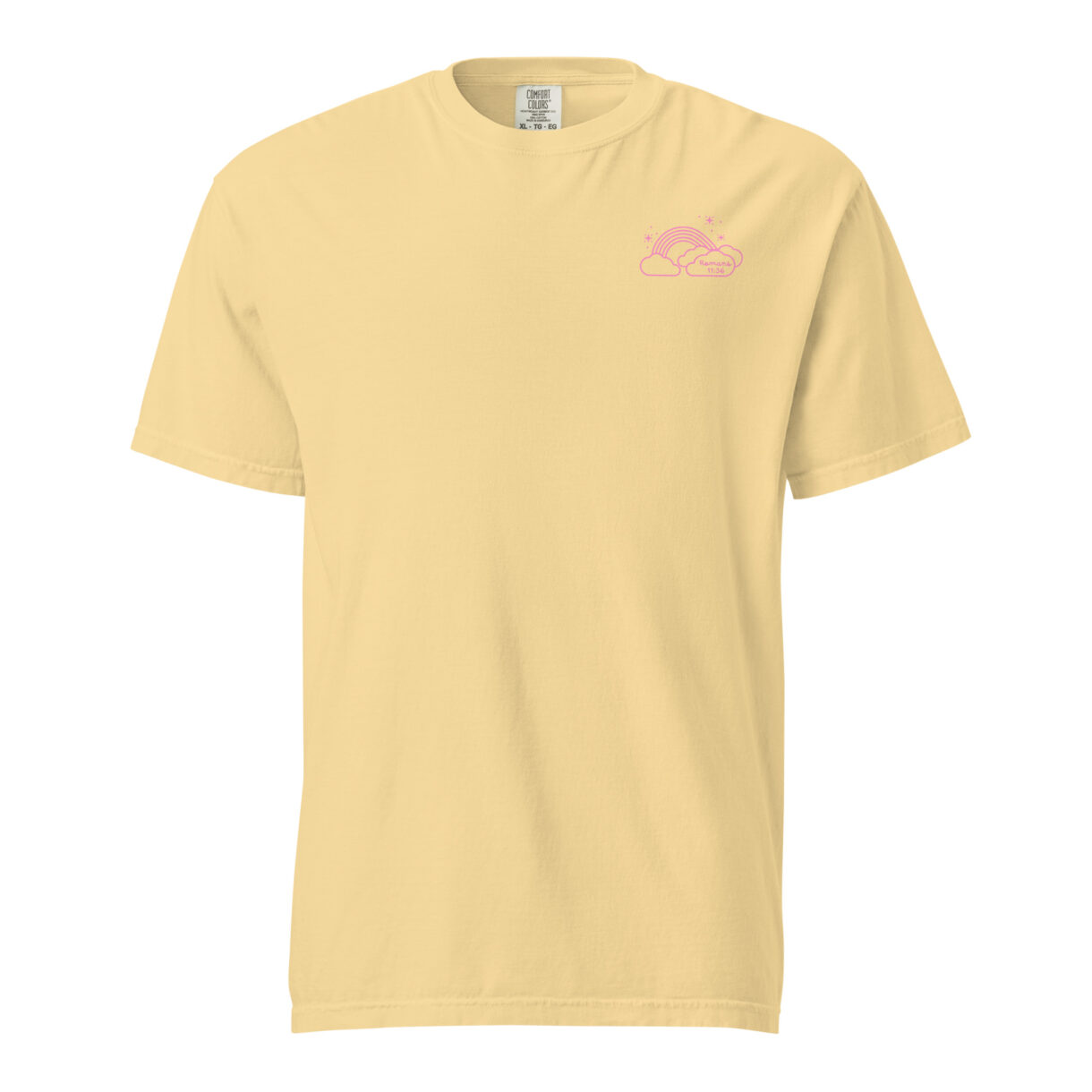 unisex garment dyed heavyweight t shirt butter front 66469cf11f7df - Pelavida - Shop For Life