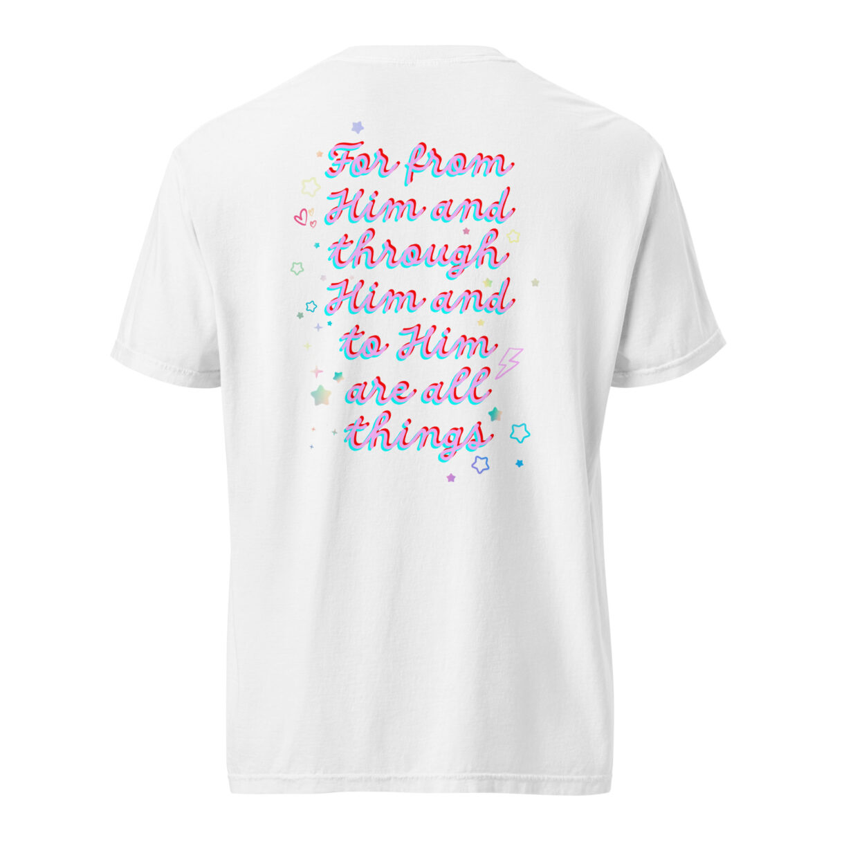 unisex garment dyed heavyweight t shirt white back 66469cf1421f6 - Pelavida - Shop For Life
