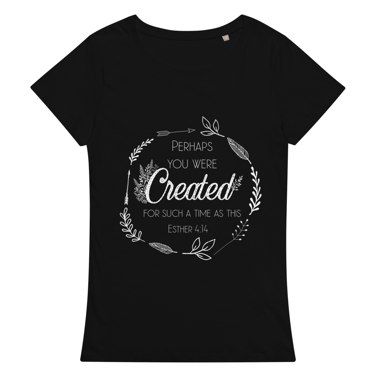 womens basic organic t shirt deep black front 64b1e2c4c1911 - Pelavida - Shop For Life